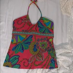Trina Turk tanking swimsuit top size 8